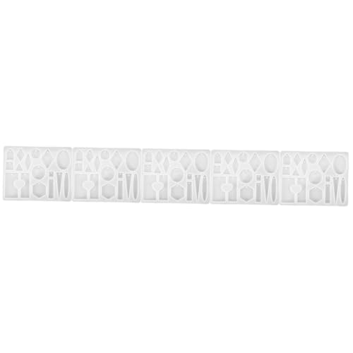 Tofficu 5 Stück Herzförmige Silikon Gießform für Schmuck Pendant Form für Ohrringe und Anhänger Wiederverwendbar und Langlebig für Diy Epoxidharz Bastelprojekte Tofficu 5 Stück Herzförmige Silikon Gießform für Schmuck Pendant Form für Ohrringe und Anhänger Wiederverwendbar und Langlebig für Diy Epoxidharz Bastelprojekte von Tofficu