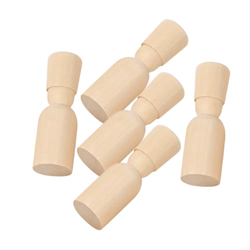 Tofficu 5 Stück Holzfarbene Kleine Holzmännchen Mini Menschen Puppen Peg People Holzstifte Holzpuppen Holzspielzeug Ornamente Puppenhaus Peg Figuren DIY Graffiti Puppenbausatz Tofficu 5 Stück Holzfarbene Kleine Holzmännchen Mini Menschen Puppen Peg People Holzstifte Holzpuppen Holzspielzeug Ornamente Puppenhaus Peg Figuren DIY Graffiti Puppenbausatz von Tofficu