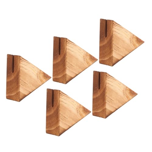 Tofficu 5 Stück Holzständer Namenskartenhalter Dreieckig Tischkartenhalter Memo Fotohalter Stilvoll für Hochzeiten Geburtstage Büro Dekoration Tofficu 5 Stück Holzständer Namenskartenhalter Dreieckig Tischkartenhalter Memo Fotohalter Stilvoll für Hochzeiten Geburtstage Büro Dekoration von Tofficu