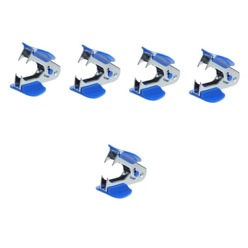 Tofficu 5 Stück Klammer Abzieher Polster Entfernung Nagelentferner Bürobedarf Hefterentferner Tragbarer Nagelheber Bürozubehör Kunststoff Blue Tofficu 5 Stück Klammer Abzieher Polster Entfernung Nagelentferner Bürobedarf Hefterentferner Tragbarer Nagelheber Bürozubehör Kunststoff Blue von Tofficu