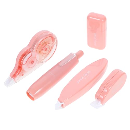 Tofficu 5 Stück Korrekturgürtelanzug Taschenroller Löschband Journal White Out Tape White Out Korrekturband Büro Schreibwaren Tasche White Out Tape Kleines Korrekturband Kunststoff Rosa von Tofficu