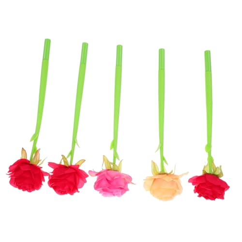 Tofficu 5 Stück Kreative Rosen Kugelschreiber mit Neutraler Langlebig und Handlich Stifte für Schüler und Büro Praktische Schreibgeräte mit Großem Tintenvolumen Zufällige Zufällige Farbe Tofficu 5 Stück Kreative Rosen Kugelschreiber mit Neutraler Langlebig und Handlich Stifte für Schüler und Büro Praktische Schreibgeräte mit Großem Tintenvolumen Zufällige Zufällige Farbe von Tofficu