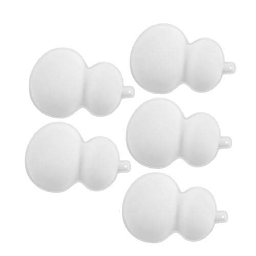 Tofficu 5 Stück Leere Papiermasken Pulp für Diy Handbemalte Gourd Masken für Bastelprojekte für Karneval Cosplay und Aktivitäten von Tofficu