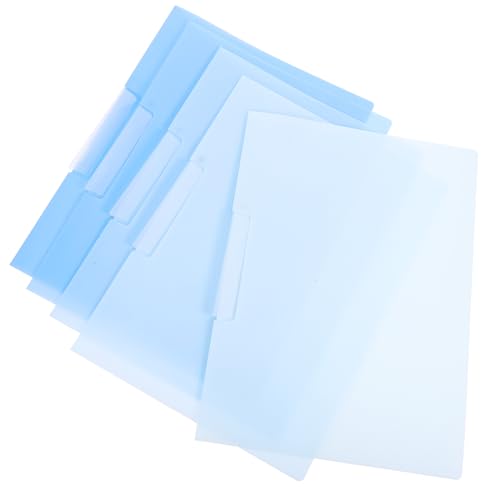 Tofficu 5 Stück Ordner Kunststoff PP Material Drehbarer Seitenverschluss Große Kapazität Dokumentenmappe Blau Robuster Organizer für Büro und Schule Tofficu 5 Stück Ordner Kunststoff PP Material Drehbarer Seitenverschluss Große Kapazität Dokumentenmappe Blau Robuster Organizer für Büro und Schule von Tofficu