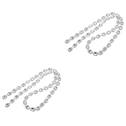Tofficu 5 Stück Rhinestone Kette Dekorativer Strassbesatz für Diy Mode Handtaschen und Accessoires Vielseitig Einsetzbar für Hochzeiten Partys und Bastelprojekte Schimmernd und Anpassbar Tofficu 5 Stück Rhinestone Kette Dekorativer Strassbesatz für Diy Mode Handtaschen und Accessoires Vielseitig Einsetzbar für Hochzeiten Partys und Bastelprojekte Schimmernd und Anpassbar von Tofficu
