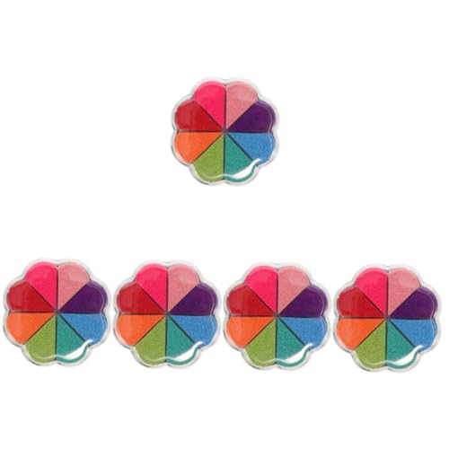 Tofficu 5 Stück Stempelkissen Pigment für Diy Bastelprojekte Abwaschbar für Scrapbooking Handwerk und Kreative Kunstwerke von Tofficu