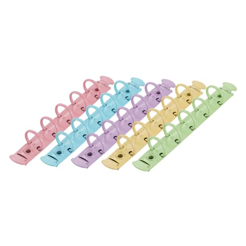 Tofficu 5 Stück Teiliges Bunter Metall-ringbügel mit Löchern Verschleißfeste Offene Binder Clips für Lose Blattsammlung DIY Notizbücher Scrapbooks und Organisationsprojekte Tofficu 5 Stück Teiliges Bunter Metall-ringbügel mit Löchern Verschleißfeste Offene Binder Clips für Lose Blattsammlung DIY Notizbücher Scrapbooks und Organisationsprojekte von Tofficu
