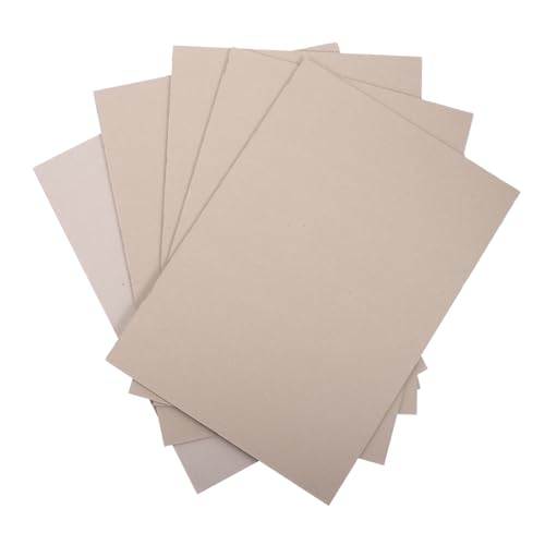 Tofficu 5 Stück Teiliges Dickes Doppelseitiges DIY Graupappenset für Stabiles Bastelpapier für Malen Schneiden und Modellbau Leicht und Vielseitig für Kreative Handarbeiten Tofficu 5 Stück Teiliges Dickes Doppelseitiges DIY Graupappenset für Stabiles Bastelpapier für Malen Schneiden und Modellbau Leicht und Vielseitig für Kreative Handarbeiten von Tofficu