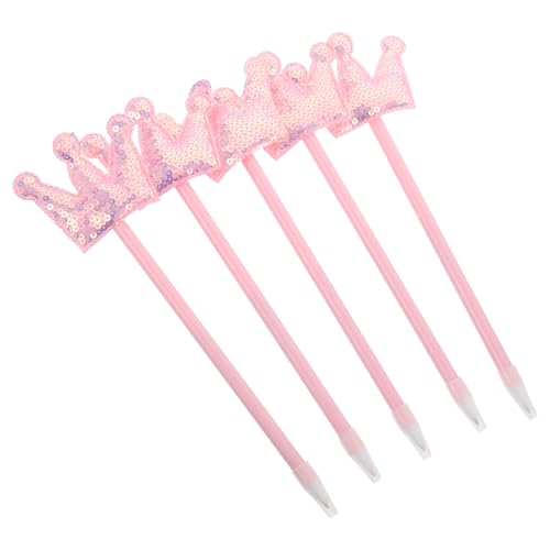 Tofficu 5 Stück Teiliges Glitzernde Kronen-kugelschreiber Glatte Pens mit Funkelnder Tintenfarbe Kreative Geschenkidee für Mädchen und Frauen für Schule Büro und Party Tofficu 5 Stück Teiliges Glitzernde Kronen-kugelschreiber Glatte Pens mit Funkelnder Tintenfarbe Kreative Geschenkidee für Mädchen und Frauen für Schule Büro und Party von Tofficu