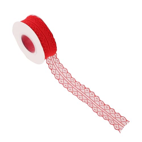 Tofficu 5 Stück Teiliges Vintage Spitzenband in Rot Breit Floral Besticktes Spitzenband für Geschenkverpackung Hochzeitsdeko DIY Bastelprojekte und Blumenarrangements Tofficu 5 Stück Teiliges Vintage Spitzenband in Rot Breit Floral Besticktes Spitzenband für Geschenkverpackung Hochzeitsdeko DIY Bastelprojekte und Blumenarrangements von Tofficu