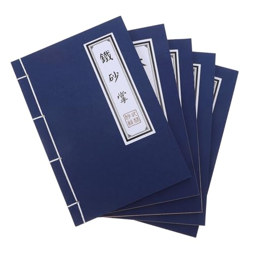 Tofficu 5 Stück Teiliges Vintage-notizbuch Chinesischer Stil Leeres Kraftpapier Traditionell Gebunden Geeignet als Kung-fu Themenjournal Retro Arbeitsnotizbuch für Büro Schule Cosplay und Tofficu 5 Stück Teiliges Vintage-notizbuch Chinesischer Stil Leeres Kraftpapier Traditionell Gebunden Geeignet als Kung-fu Themenjournal Retro Arbeitsnotizbuch für Büro Schule Cosplay und von Tofficu