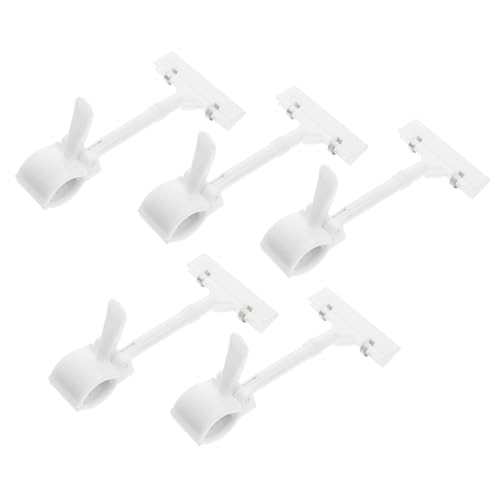Tofficu 5 Stück Weiße Kunststoff Preisschildhalter Clips für Regale Drehbare Etikettenhalter Einfache Handhabung Vielseitig Einsetzbar für Einzelhandel Supermarkt Geschäft und Werbung Tofficu 5 Stück Weiße Kunststoff Preisschildhalter Clips für Regale Drehbare Etikettenhalter Einfache Handhabung Vielseitig Einsetzbar für Einzelhandel Supermarkt Geschäft und Werbung von Tofficu