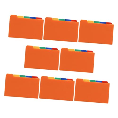 Tofficu 50 Blatt Karteikarte Index-tabs Registerkarten Für Seitenmarkierungen Farbig Trennblätter Für Ordner Index Klassifizierter Etiketten Buchmarkierungen Notizblock-trennlaschen Pp von Tofficu