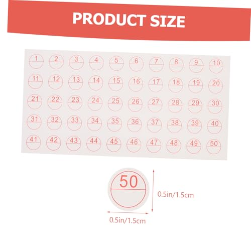 Tofficu 50 Blatt Selbstklebende Etiketten Aufkleber Papier Nummernaufkleber Handbeschriftbar für Haushalt Büro Lagerung Vielseitig Einsetzbar Einfache Anwendung Rückstandsfrei Ablösbar Tofficu 50 Blatt Selbstklebende Etiketten Aufkleber Papier Nummernaufkleber Handbeschriftbar für Haushalt Büro Lagerung Vielseitig Einsetzbar Einfache Anwendung Rückstandsfrei Ablösbar von Tofficu