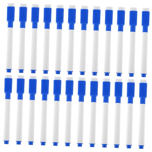 Tofficu 50 Magnetische Trocken Abwischbare Marker: Whiteboard-marker Mit Radiergummi-kappe, Feine Spitze Für Schule, Büro Und Zuhause, Leicht Abwischbar, Rote Farbe von Tofficu