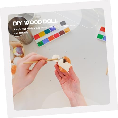 Tofficu 50 Stück DIY Holzfiguren Unbemalte Holzpuppen aus Hochwertigem Holz Glatte Oberfläche für Bastelprojekte zum Bemalen Kinderzimmer Dekoration Tofficu 50 Stück DIY Holzfiguren Unbemalte Holzpuppen aus Hochwertigem Holz Glatte Oberfläche für Bastelprojekte zum Bemalen Kinderzimmer Dekoration von Tofficu