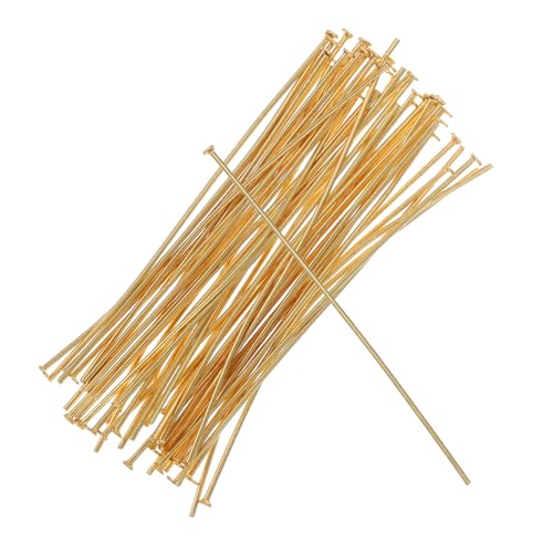 Tofficu 50 Stück Edelstahl Flachkopfstifte Schmucknadeln DIY Bastelperlen Zubehör Kettelstifte für Ohrringe Halsketten Schmuckherstellung Anfänger Geeignet Tofficu 50 Stück Edelstahl Flachkopfstifte Schmucknadeln DIY Bastelperlen Zubehör Kettelstifte für Ohrringe Halsketten Schmuckherstellung Anfänger Geeignet von Tofficu