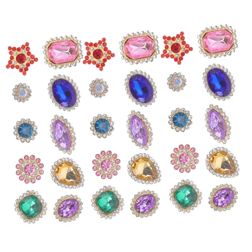 Tofficu 50 Stück Handnähbare Blumenschmuck Elemente für Diy Haaraccessoires und Bekleidungsdekorationen Gemischte Farben Tofficu 50 Stück Handnähbare Blumenschmuck Elemente für Diy Haaraccessoires und Bekleidungsdekorationen Gemischte Farben von Tofficu