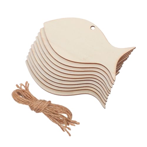 Tofficu 50 Stück Holz Fisch Anhänger zum Bemalen Unfertige Meerestier Holzfiguren Leichte DIY Dekoration für Sommerparty Blanko Meeres Thema Holzanhänger mit Aufhängung Vielseitige Tofficu 50 Stück Holz Fisch Anhänger zum Bemalen Unfertige Meerestier Holzfiguren Leichte DIY Dekoration für Sommerparty Blanko Meeres Thema Holzanhänger mit Aufhängung Vielseitige von Tofficu