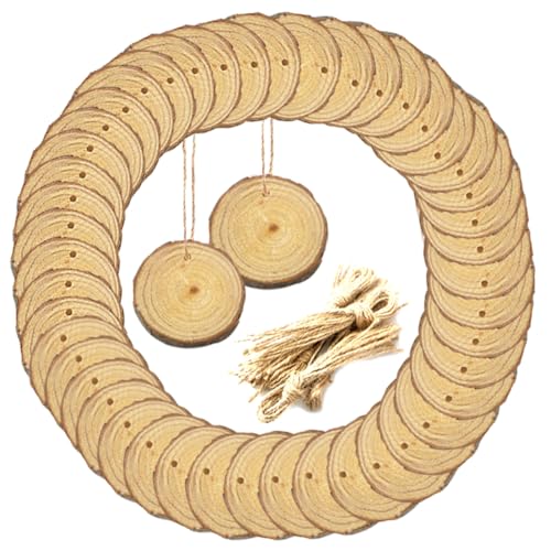Tofficu 50 Stück Kiefernholz -Dekorationsblatt Holzanhänger Holzornamente Holzdekoration für Tische Holzdekoration für Partys natürlicher Holzchip-Anhänger DIY Holzchip Anhänger Hölzern Tofficu 50 Stück Kiefernholz -Dekorationsblatt Holzanhänger Holzornamente Holzdekoration für Tische Holzdekoration für Partys natürlicher Holzchip-Anhänger DIY Holzchip Anhänger Hölzern von Tofficu