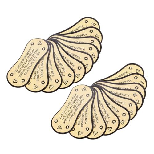 Tofficu 50 Stück Klebeetiketten für Badeanzüge Bikinis und Unterwäsche Hygienische Lösungen für Kleine Unternehmen Schwarz Selbstklebend von Tofficu