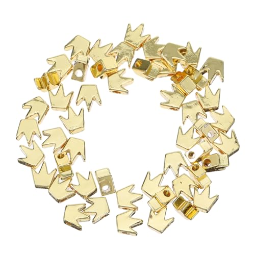 Tofficu 50 Stück Kupfer Spacer Perlen mit Loch für Diy Armband und Halskettenherstellung Vielseitige Schmuckperlen für Kreative Bastelprojekte Tofficu 50 Stück Kupfer Spacer Perlen mit Loch für Diy Armband und Halskettenherstellung Vielseitige Schmuckperlen für Kreative Bastelprojekte von Tofficu