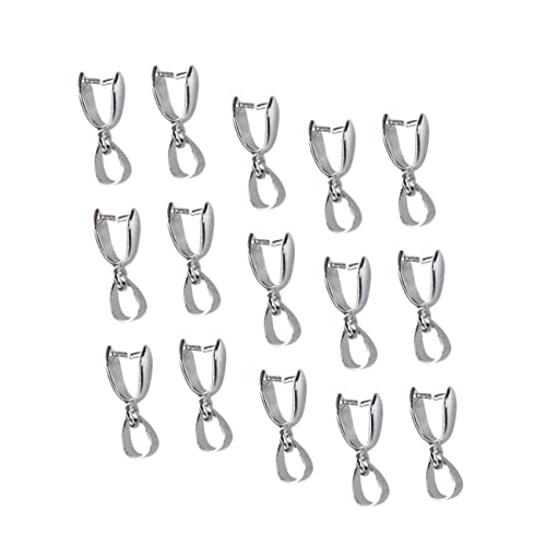 Tofficu 50 Stück Metall Quetschperlen Bead Connector DIY Schmuckzubehör Weißgold Pinch Clip Verschluss für Halsketten Armbänder Anhänger Herstellung Tofficu 50 Stück Metall Quetschperlen Bead Connector DIY Schmuckzubehör Weißgold Pinch Clip Verschluss für Halsketten Armbänder Anhänger Herstellung von Tofficu