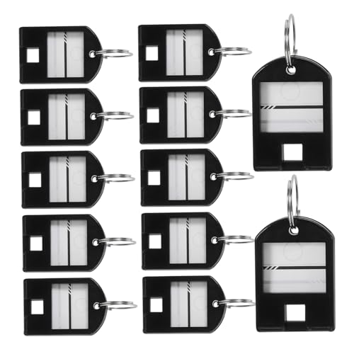 Tofficu 50 Stück Schlüsselwort Reise -tags Kofferanhänger Schlüsselbundzubehör Schlüsselanhänger Taschen Identifizieren Etiketten Stichworte Reisen Nummeriert Gepäckanhänger Plastik Black Tofficu 50 Stück Schlüsselwort Reise -tags Kofferanhänger Schlüsselbundzubehör Schlüsselanhänger Taschen Identifizieren Etiketten Stichworte Reisen Nummeriert Gepäckanhänger Plastik Black von Tofficu