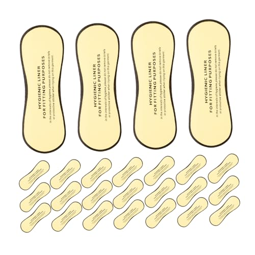 Tofficu 50 Stück Schwimmbekleidungs Warnetiketten Transparente Reißfeste Wäsche-aufkleber Schützende Unterwäsche-schutzliner Selbstklebend für Bademode und Dessous von Tofficu