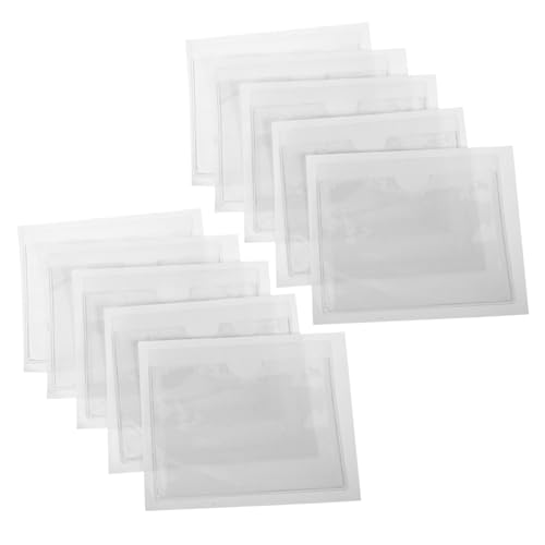 Tofficu 50 Stück Selbstklebende Etikettenhalter Klar Transparente Kartenhüllen zum Schutz von Beschriftungen Vielseitige Aufbewahrungstaschen für Büro Schule Lager und Supermarkt Tofficu 50 Stück Selbstklebende Etikettenhalter Klar Transparente Kartenhüllen zum Schutz von Beschriftungen Vielseitige Aufbewahrungstaschen für Büro Schule Lager und Supermarkt von Tofficu