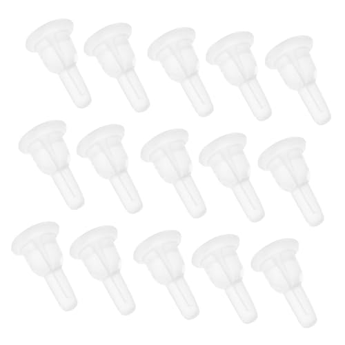 Tofficu 50 Stück Silikon Ohrstecker Stopper Hypoallergene Ohrring Verschlüsse Langlebige DIY Schmuckzubehör Kompatibel mit Verschiedenen Ohrringgrößen Hautfreundlich und Sicher von Tofficu