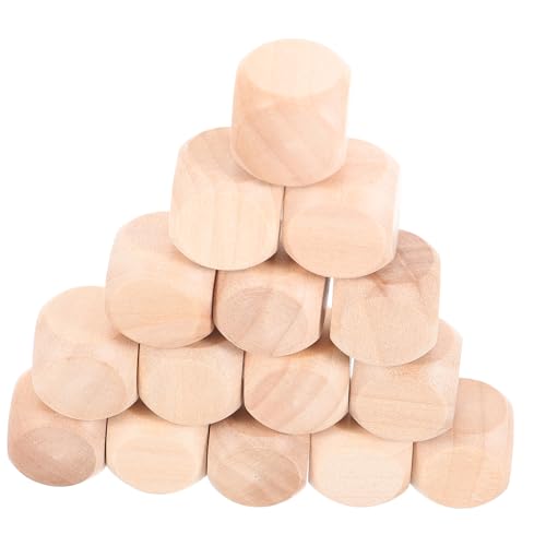 Tofficu 50 Stück Teiliges Holzwürfel Set Blanko Sechseitige Holzwürfel für DIY Bastelprojekte Holzklötze Robust und Langlebig für Handwerk Puzzle Spiel Tofficu 50 Stück Teiliges Holzwürfel Set Blanko Sechseitige Holzwürfel für DIY Bastelprojekte Holzklötze Robust und Langlebig für Handwerk Puzzle Spiel von Tofficu