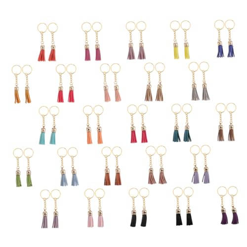 Tofficu 50 Stück Teiliges Tassel Schlüsselanhänger Mehrfarbige Weiche Quasten aus Langlebigem Wildlederimitat DIY Anhänger für Schlüssel Taschen Rucksäcke und Auto Dekoration Tofficu 50 Stück Teiliges Tassel Schlüsselanhänger Mehrfarbige Weiche Quasten aus Langlebigem Wildlederimitat DIY Anhänger für Schlüssel Taschen Rucksäcke und Auto Dekoration von Tofficu