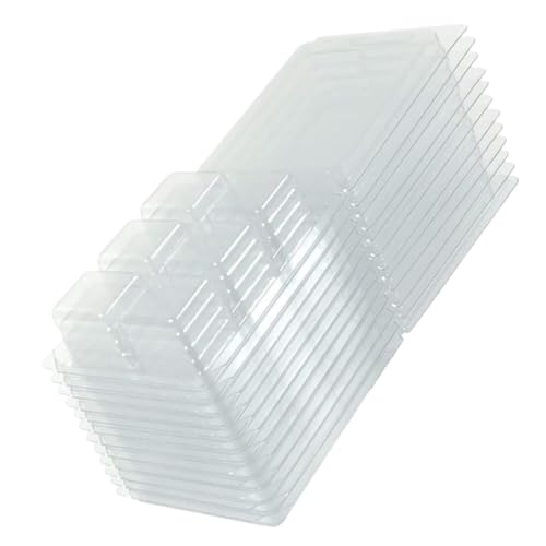 Tofficu 50 Stück Teiliges Transparente Wachs Melt Behälter Fach Hohlraum Kunststoffformen Langlebig Auslaufsicher Wiederverwendbar Geeignet für DIY Kerzenwürfel und Seifenwürfel Tofficu 50 Stück Teiliges Transparente Wachs Melt Behälter Fach Hohlraum Kunststoffformen Langlebig Auslaufsicher Wiederverwendbar Geeignet für DIY Kerzenwürfel und Seifenwürfel von Tofficu