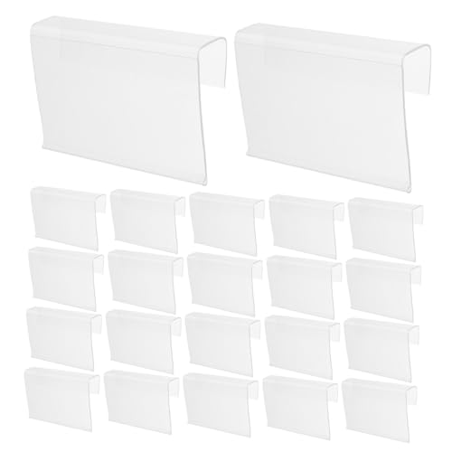 Tofficu 50 Stück Transparente Etikettenhalter aus PVC Wiederverwendbare Preisschild clips für Regale Drahtregal halter für Einzelhandel Supermarkt und Lager Einfache Anbringung Klare Tofficu 50 Stück Transparente Etikettenhalter aus PVC Wiederverwendbare Preisschild clips für Regale Drahtregal halter für Einzelhandel Supermarkt und Lager Einfache Anbringung Klare von Tofficu
