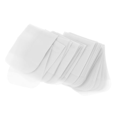 Tofficu 50 Stück Transparente Papier Schmuckbeutel Kleine Umschläge für Ohrringe Ringe Armbänder Schmuckaufbewahrung und Geschenkverpackung Vielseitige Papiertüten für Schmuck und von Tofficu