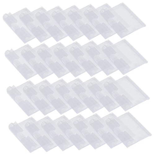 Tofficu 50 Stück Transparente Preisschildhalter aus Robustem PVC Elastische Clips für Einfache Anbringung an Regalhaken Etikettenhalter für Supermarkt Ladenbeschilderung Tofficu 50 Stück Transparente Preisschildhalter aus Robustem PVC Elastische Clips für Einfache Anbringung an Regalhaken Etikettenhalter für Supermarkt Ladenbeschilderung von Tofficu