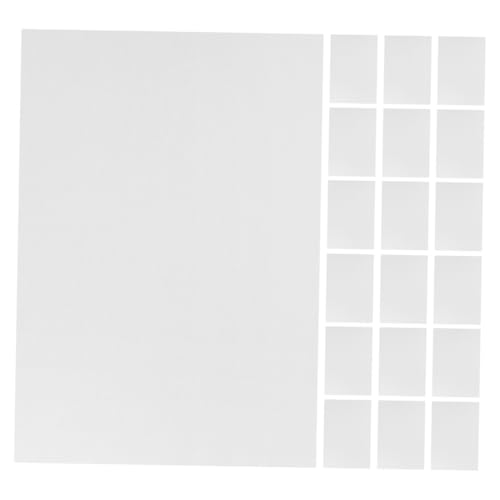 Tofficu 50 Stück Wasserfarbenpapier Fingerfarben Malpapier für Kunstzubehör Geeignet für Kleinkinder und Junge Künstler pro Packung für Kreative Projekte von Tofficu