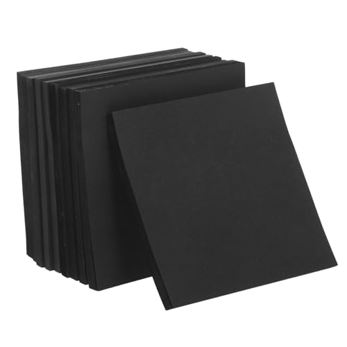 Tofficu 500 Blatt Reine schwarze selbstklebender Hinweisaufkleber Büro-Memo-Aufkleber klebriges notizbuch Klebepad Schreibtischnotiz Notizblöcke Nachricht Zubehör Papier Tofficu 500 Blatt Reine schwarze selbstklebender Hinweisaufkleber Büro-Memo-Aufkleber klebriges notizbuch Klebepad Schreibtischnotiz Notizblöcke Nachricht Zubehör Papier von Tofficu