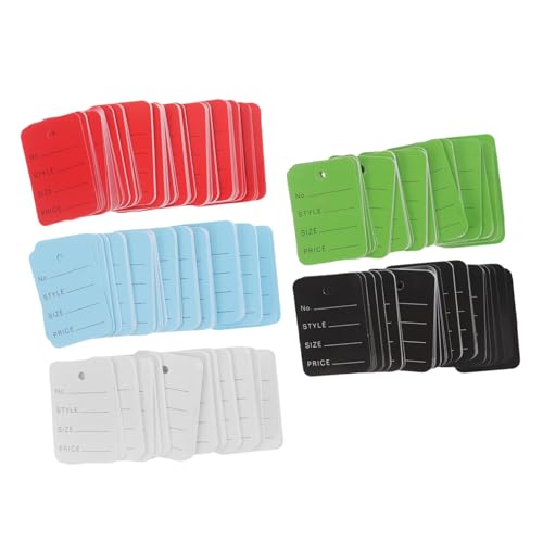 Tofficu 500 Stück Bunte Kleine Papieranhänger mit Schnur Vielseitige Beschreibbare Preisschilder und Etiketten in Farben für Schmuck Kleidung Geschenkkennzeichnung und Ladeninventar Tofficu 500 Stück Bunte Kleine Papieranhänger mit Schnur Vielseitige Beschreibbare Preisschilder und Etiketten in Farben für Schmuck Kleidung Geschenkkennzeichnung und Ladeninventar von Tofficu
