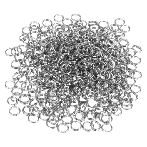 Tofficu 500 Stück Edelstahl Split-ringe Schlüsselanhänger Verbinder Doppelschleifen O-ring Flach Schlüsselringe für DIY Schmuck Anhänger Autoschlüssel Zubehör Tofficu 500 Stück Edelstahl Split-ringe Schlüsselanhänger Verbinder Doppelschleifen O-ring Flach Schlüsselringe für DIY Schmuck Anhänger Autoschlüssel Zubehör von Tofficu