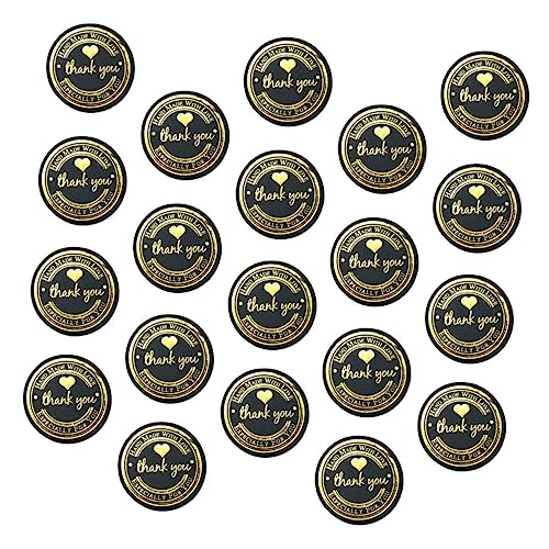 Tofficu 500 Stück Goldene Stempel Aufkleberrolle Selbstklebende Siegel Etiketten für Tüten DIY Verpackung und Dekoration für und Persönliche Beschriftungen Tofficu 500 Stück Goldene Stempel Aufkleberrolle Selbstklebende Siegel Etiketten für Tüten DIY Verpackung und Dekoration für und Persönliche Beschriftungen von Tofficu