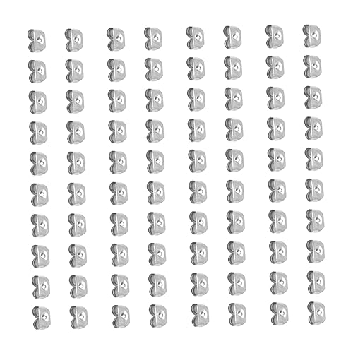 Tofficu 500 Stück Ohrstecker Verschlüsse Ohrring Stopper Schmetterling Ohrstecker Sicherer Halt für Piercing Ohrringe Mehrfach Ohrlöcher Schmuckzubehör von Tofficu