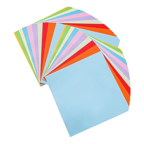 Tofficu 500 Stück Origami Papier Doppelseitig Farben Quadratisch Faltpapier Bastelpapier für Erwachsene Reißfest Glatt für DIY Kunst Handwerk und Origami Modelle Tofficu 500 Stück Origami Papier Doppelseitig Farben Quadratisch Faltpapier Bastelpapier für Erwachsene Reißfest Glatt für DIY Kunst Handwerk und Origami Modelle von Tofficu