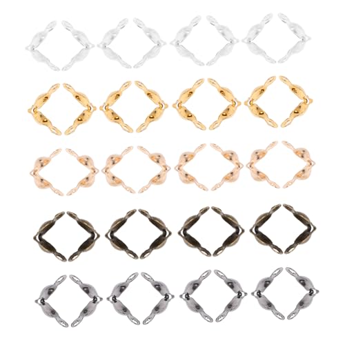 Tofficu 500 Stück Perlenkappen für die Schmuckherstellung Perlen für Armbänder runden Stopper Armbinde halskette Perlen zum Selbermachen von Schmuck Materialien für DIY-Armbänder Legierung Tofficu 500 Stück Perlenkappen für die Schmuckherstellung Perlen für Armbänder runden Stopper Armbinde halskette Perlen zum Selbermachen von Schmuck Materialien für DIY-Armbänder Legierung von Tofficu