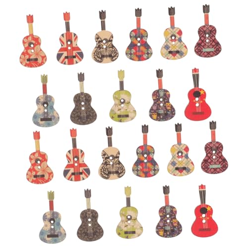Tofficu 50Stücke Gitarrenform Holzknöpfe für DIY Bastelprojekte Dekorative Knöpfe Holz für Kleidung Langlebig und Bruchfest für Handarbeiten Tofficu 50Stücke Gitarrenform Holzknöpfe für DIY Bastelprojekte Dekorative Knöpfe Holz für Kleidung Langlebig und Bruchfest für Handarbeiten von Tofficu
