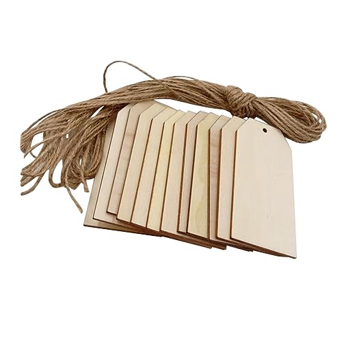 Tofficu 50Stücke Holzquadratische Tags mit Juteschnur DIY für Geschenkanhänger und Wanddekoration Retro Holzplatten für Bastelprojekte und Feiern Tofficu 50Stücke Holzquadratische Tags mit Juteschnur DIY für Geschenkanhänger und Wanddekoration Retro Holzplatten für Bastelprojekte und Feiern von Tofficu