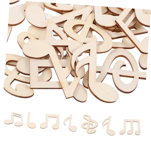 Tofficu 50Stücke Musiknoten Holz Ausschnitte Unlackierte Holzscheiben für DIY Bastelarbeiten Kreative Musiknoten Dekoration Beige für Heimdekoration und Festlichkeiten Tofficu 50Stücke Musiknoten Holz Ausschnitte Unlackierte Holzscheiben für DIY Bastelarbeiten Kreative Musiknoten Dekoration Beige für Heimdekoration und Festlichkeiten von Tofficu