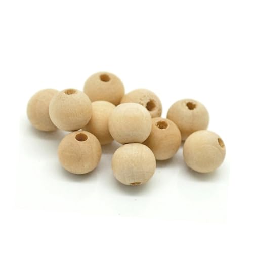 Tofficu 50Stücke Unfertige Holzperlen Natürliche Runde Holzperlen Für DIY Schmuck Bastelprojekte Armbänder Und Halsketten Hautfreundlich Für Kinderhandwerk Tofficu 50Stücke Unfertige Holzperlen Natürliche Runde Holzperlen Für DIY Schmuck Bastelprojekte Armbänder Und Halsketten Hautfreundlich Für Kinderhandwerk von Tofficu