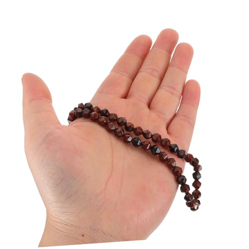 Tofficu 58 Stück Teiliges Facettierte Natürliche Steinperlen in Rhombusform für DIY Schmuckherstellung Armbänder Halsketten Schlüsselanhänger Bastelbedarf von Tofficu